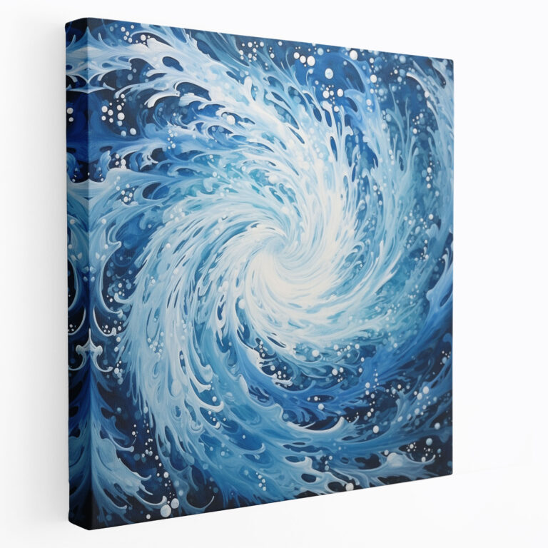 Winter Storm Canvas Print - Winter, Wall Decoration, Home Decoration, Modern Painting