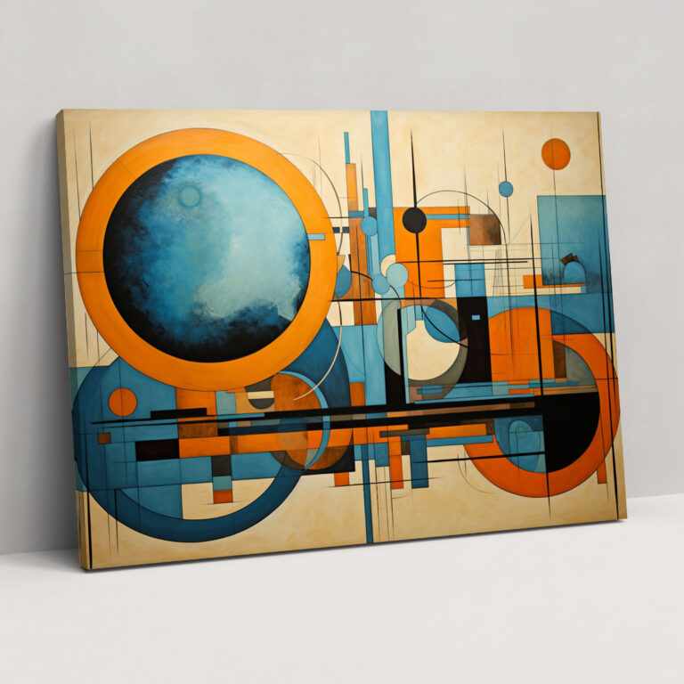 Abstract World Map Wall Art - World Map, Canvas Wall Art, Abstract Art, Wall Decoration