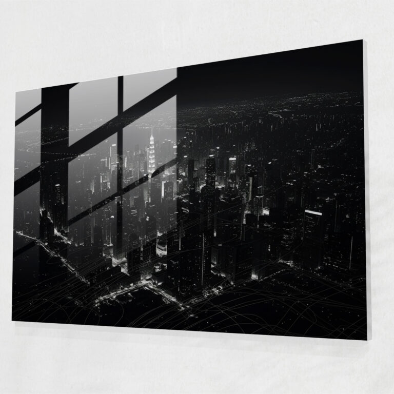 [World Map] Glass Print - World Map 2, [World Map], Glass Art, Glass Print