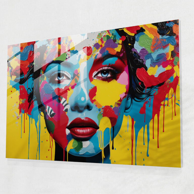 [World Map] Home Decoration - World Map 2, Glass Print, Modern Art, [World Map]