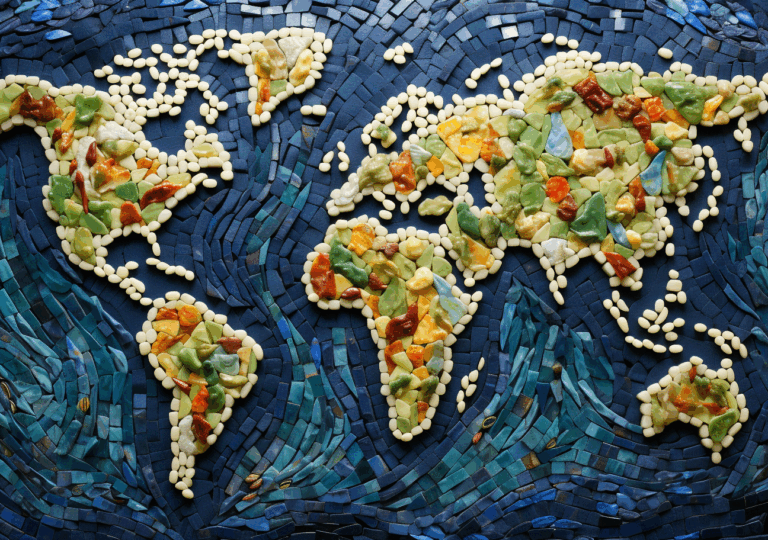 [World Map] Wall Decoration - World Map 2, Modern Art, Home Decoration, Wall Decoration