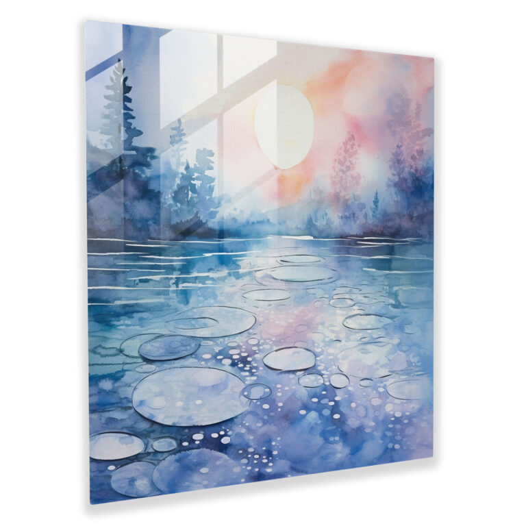 Zen Tranquility Glass Print - Zen, Glass Print, Glass Art, Calmness