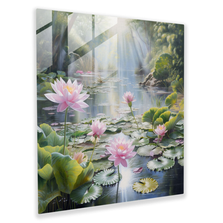 Zen Garden Glass Print - Zen, Tranquility, Glass Art, Modern Art