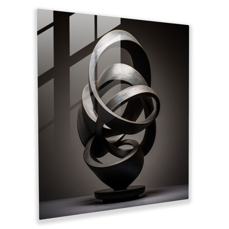 Zen Glass Print - Abstract Meditation - Zen, Glass Wall Art, Serenity, Meditation
