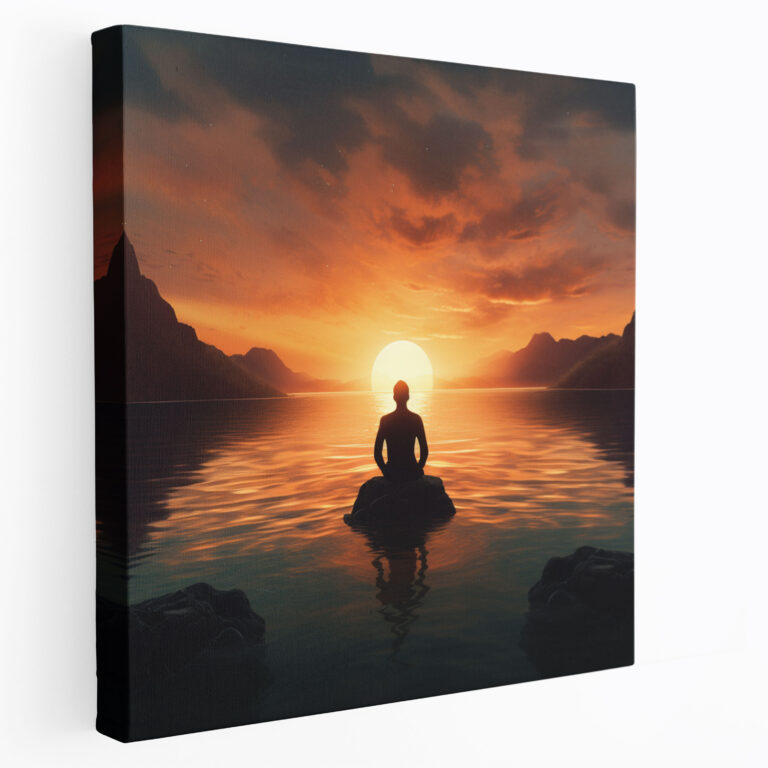 Zen Sunrise Wall Decoration - Zen, Sunrise, Home Decoration, Enlightenment