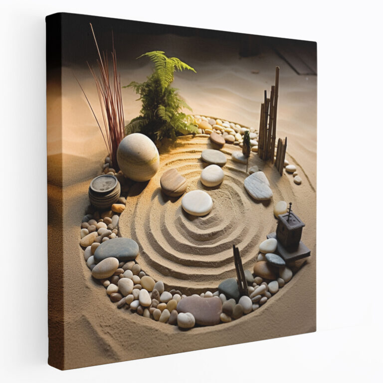 Zen Garden Canvas Print - Zen, Canvas Print, Wall Decoration, Zen