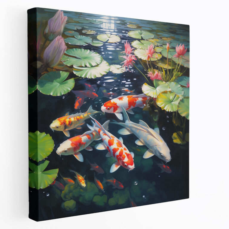 Zen Koi Pond Canvas Print - Zen, Koi Pond, Canvas, Zen